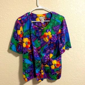 Diversity Psychedelic Vintage Woman’s Top